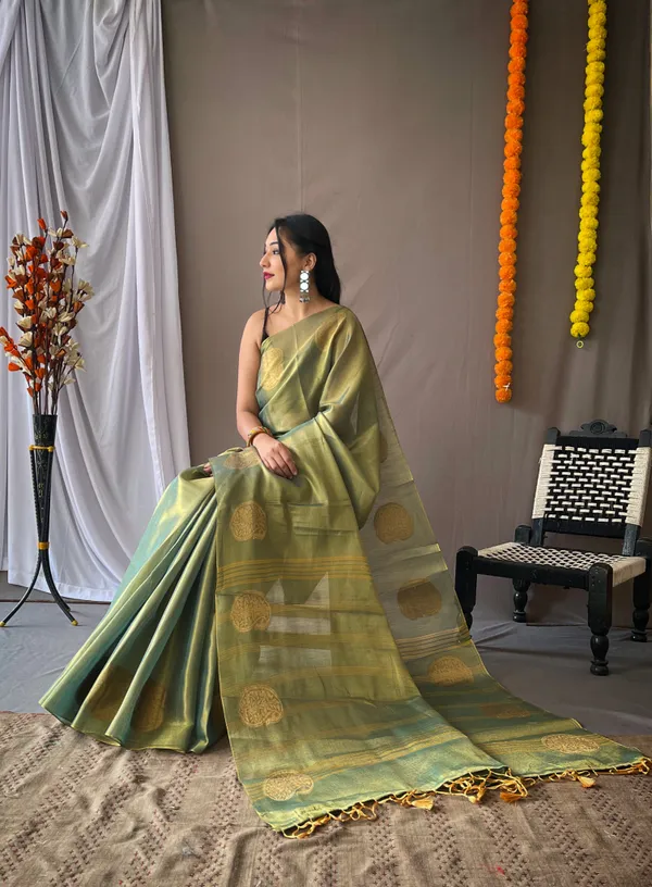 Sea_Green_Banarasi_Tissue_Silk_Saree